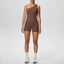 Volupie Diagonal Flow Short Set | Conjunto Top Un Hombro + Short Tiro Alto
