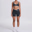High Quality Cross High Waist Shorts Sports Yoga Bra Set Contrasting Sports Bra Tight Yoga Pants Two Piece Set for Ladies