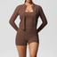 Volupie Zip Flow Short Set | Conjunto 3 Piezas Chaqueta + Top + Short con Bolsillo
