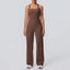 Volupie Diagonal Flow Racer Set | Top Racerback + Pantalón Wide Leg