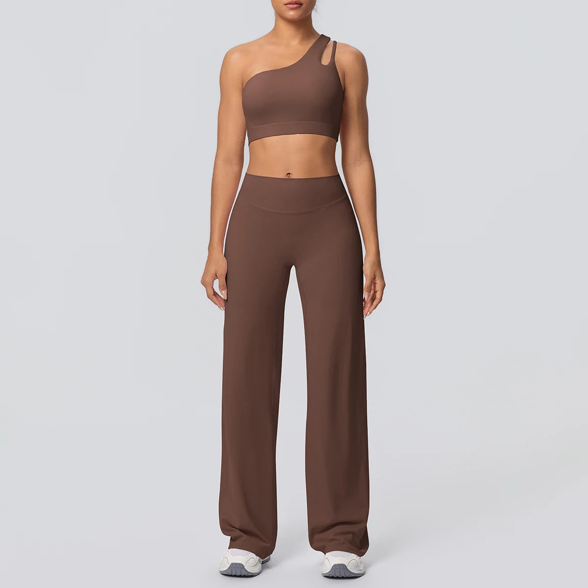 Volupie Diagonal Flow Set | Top Asimétrico + Pantalón Wide Leg