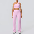 Volupie Diagonal Flow Set | Top Asimétrico + Pantalón Wide Leg