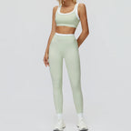 Wholesale Naked Feeling Yoga Set Women 2 Piece Set High Waist Seamless Fitness Workout Sportswear Outfit
