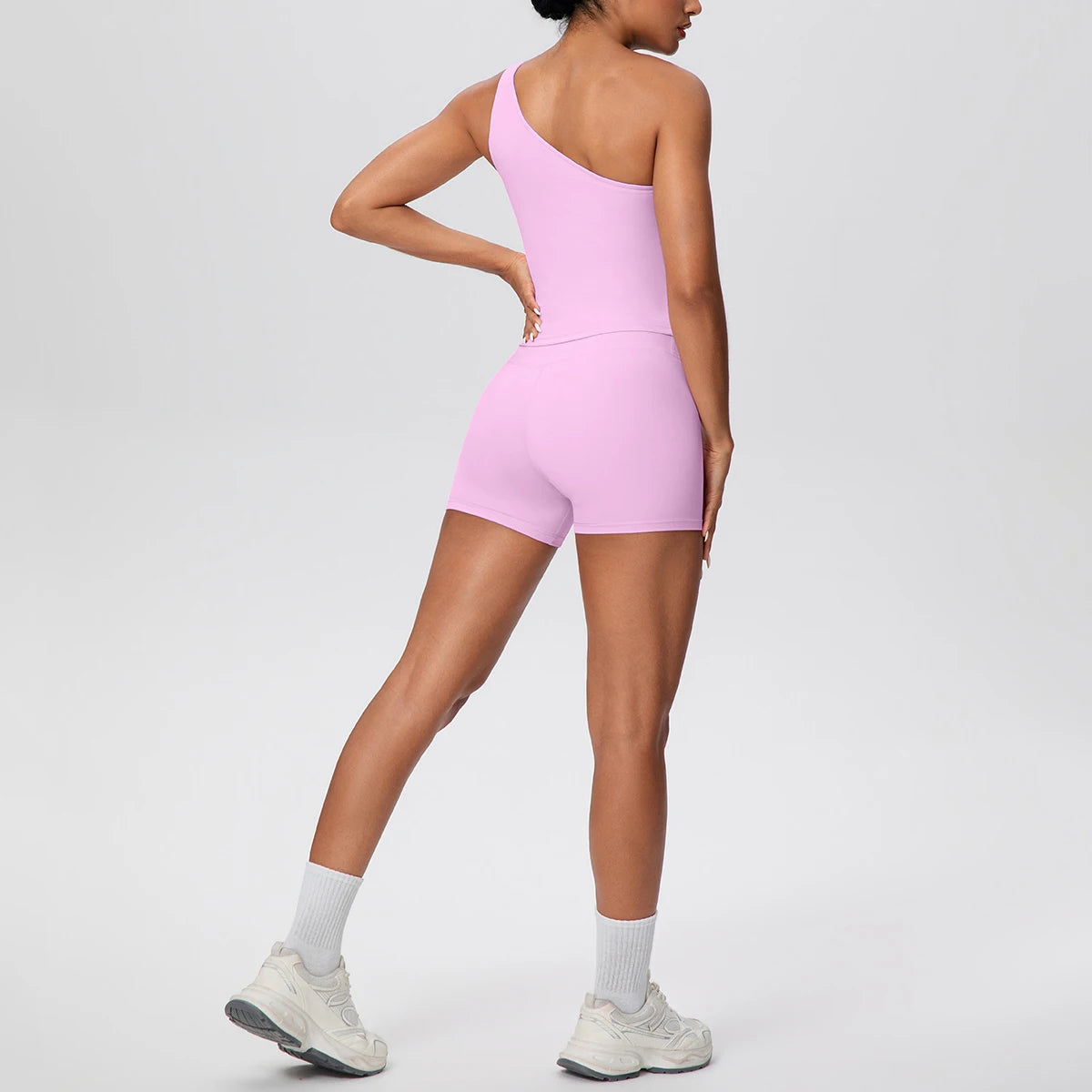Customized Yoga Leggings Sports Top for Running Yoga Gym Fitness Summer Breathable Fitness Women's Shorts Sets