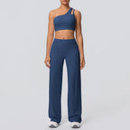 Volupie Diagonal Flow Set | Top Asimétrico + Pantalón Wide Leg