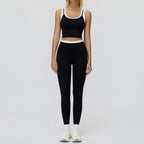 Wholesale Naked Feeling Yoga Set Women 2 Piece Set High Waist Seamless Fitness Workout Sportswear Outfit