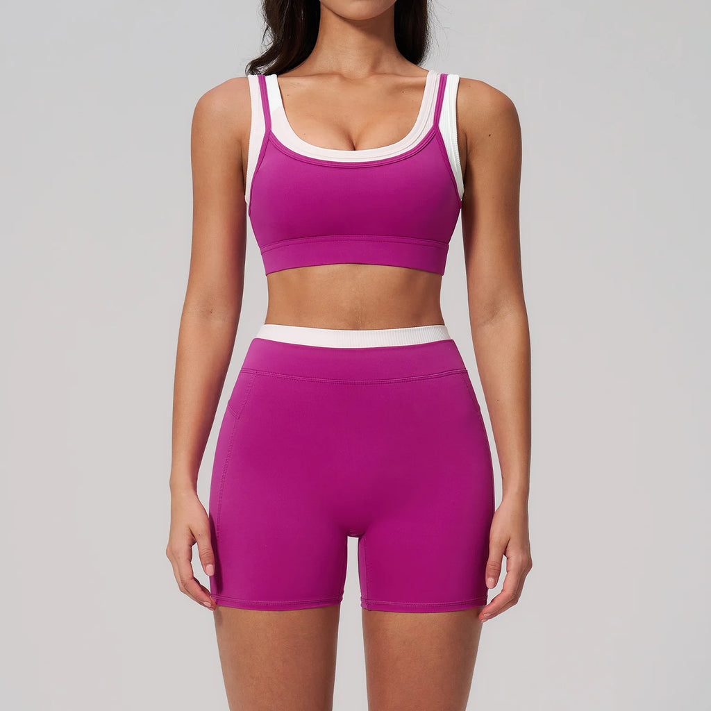Wholesale Naked Feeling Yoga Set Women 2 Piece Set High Waist Seamless Fitness Workout Sportswear Outfit