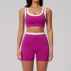 Wholesale Naked Feeling Yoga Set Women 2 Piece Set High Waist Seamless Fitness Workout Sportswear Outfit