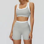 Wholesale Naked Feeling Yoga Set Women 2 Piece Set High Waist Seamless Fitness Workout Sportswear Outfit
