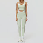 Wholesale Naked Feeling Yoga Set Women 2 Piece Set High Waist Seamless Fitness Workout Sportswear Outfit