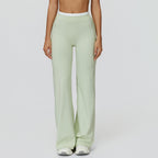 Factory Wholesale Women High Waist Workout Pants Gym Tights Activewear Naked Feeling Color Block Yoga Wear