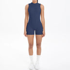 Sleeveless Cut Yoga Jumpsuits Built-In Bra Yoga One Piece Exercise Fitness Yoga Sports Vest One Piece