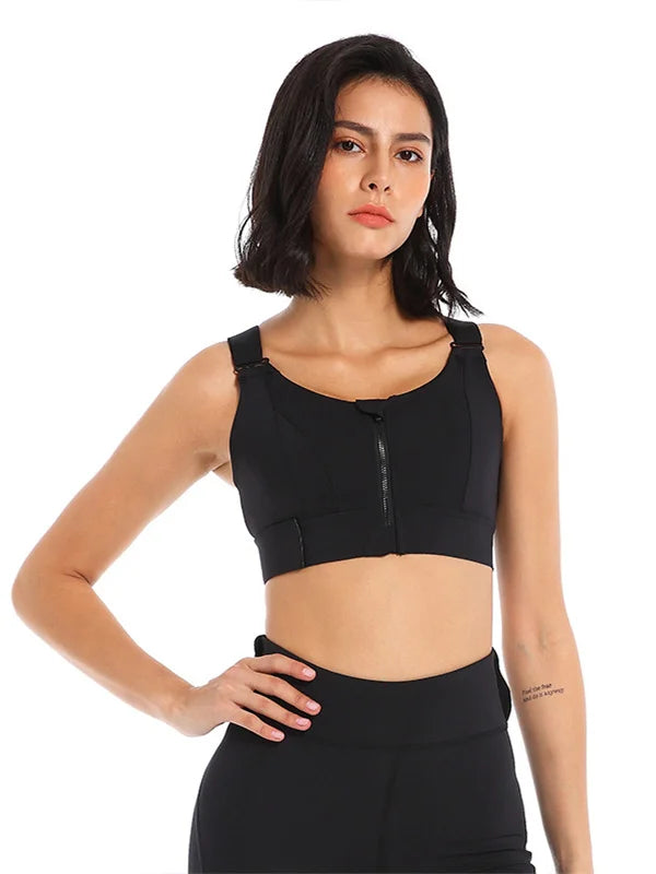 S-5XL Adjustable Free Plus Size High-strength Shockproof Gym Fitness Yoga Sports Bra for Women