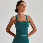 2026 Trend Butter Soft High Stretch Sports Bra Padded Yoga Bra Crop Top Workout Gym Cami Tank Top for Women