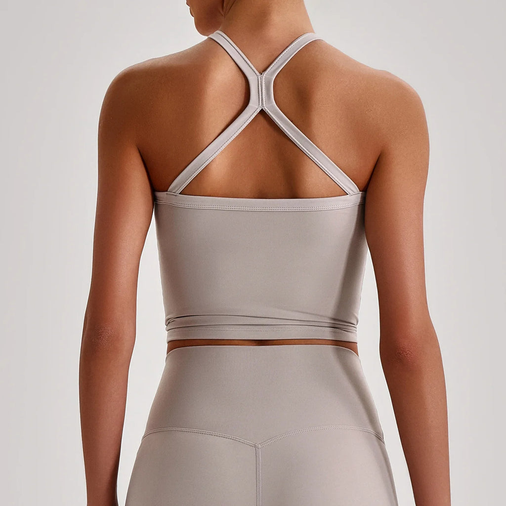 2026 Trend Butter Soft High Stretch Sports Bra Padded Yoga Bra Crop Top Workout Gym Cami Tank Top for Women