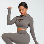Custom Logo Women 3 Pieces Gym Training Set Power Flex Polyester Workout Suit Yoga Fitness Sport Active Wear