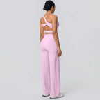 Volupie Diagonal Flow Set | Top Asimétrico + Pantalón Wide Leg