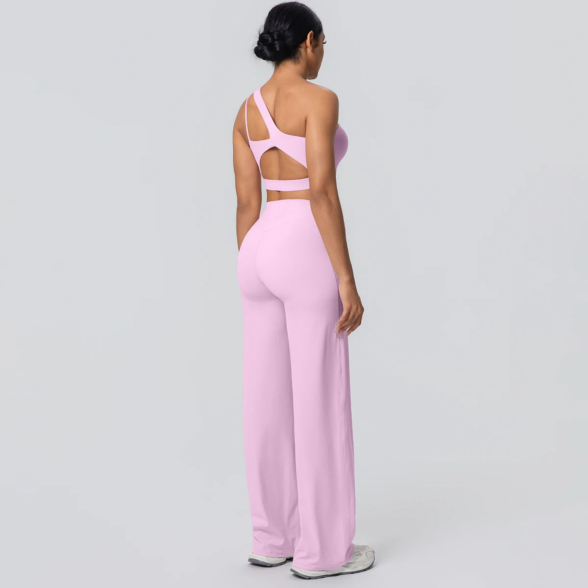 Volupie Diagonal Flow Set | Top Asimétrico + Pantalón Wide Leg