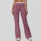 Factory Wholesale Women High Waist Workout Pants Gym Tights Activewear Naked Feeling Color Block Yoga Wear
