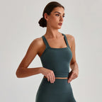 2026 Trend Butter Soft High Stretch Sports Bra Padded Yoga Bra Crop Top Workout Gym Cami Tank Top for Women