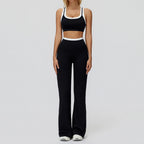 Wholesale Naked Feeling Yoga Set Women 2 Piece Set High Waist Seamless Fitness Workout Sportswear Outfit