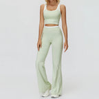 Wholesale Naked Feeling Yoga Set Women 2 Piece Set High Waist Seamless Fitness Workout Sportswear Outfit
