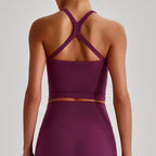 2026 Trend Butter Soft High Stretch Sports Bra Padded Yoga Bra Crop Top Workout Gym Cami Tank Top for Women