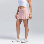 Volupie Court Skort | Falda Deportiva Cintura en V con Short Interior y Bolsillo
