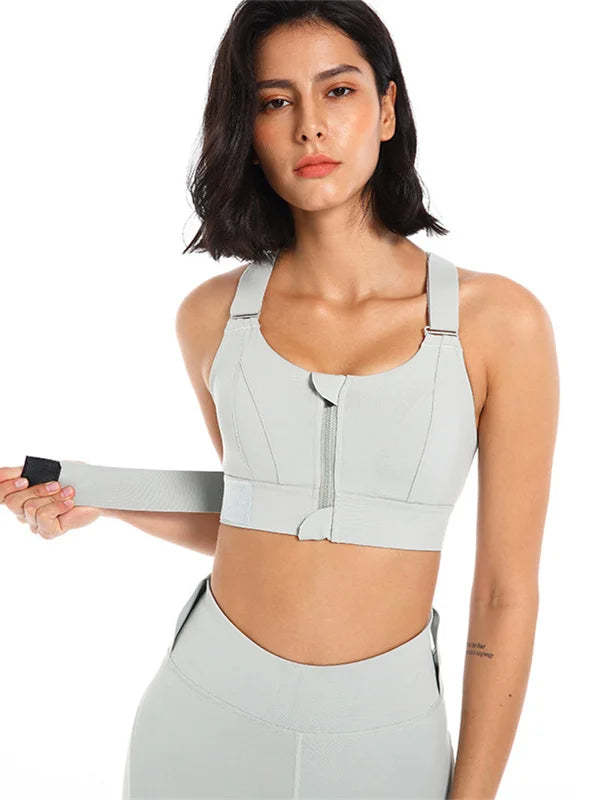 S-5XL Adjustable Free Plus Size High-strength Shockproof Gym Fitness Yoga Sports Bra for Women