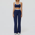 Wholesale Naked Feeling Yoga Set Women 2 Piece Set High Waist Seamless Fitness Workout Sportswear Outfit