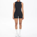 Sleeveless Cut Yoga Jumpsuits Built-In Bra Yoga One Piece Exercise Fitness Yoga Sports Vest One Piece