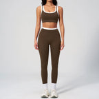Wholesale Naked Feeling Yoga Set Women 2 Piece Set High Waist Seamless Fitness Workout Sportswear Outfit