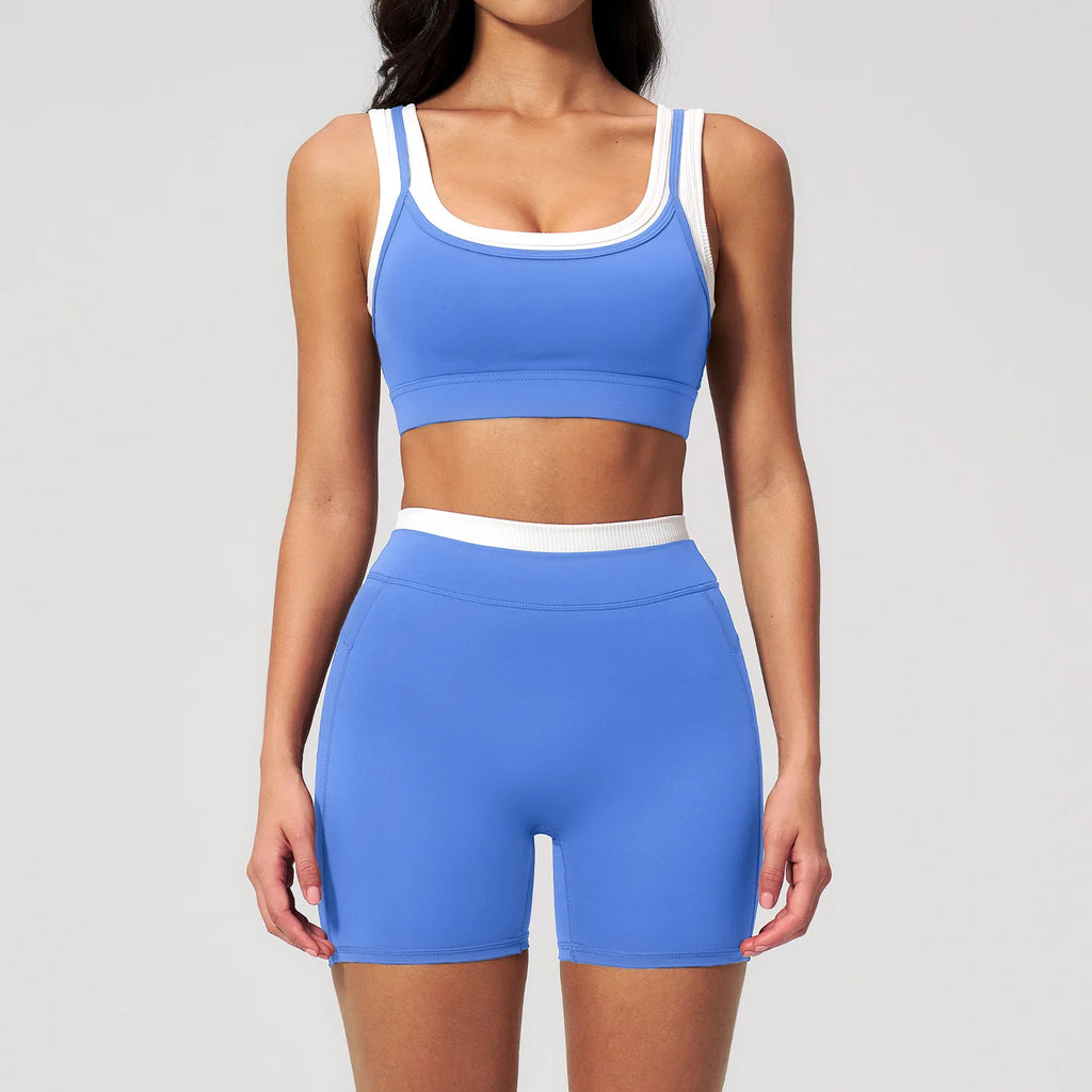 Wholesale Naked Feeling Yoga Set Women 2 Piece Set High Waist Seamless Fitness Workout Sportswear Outfit