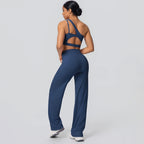 Volupie Diagonal Flow Set | Top Asimétrico + Pantalón Wide Leg