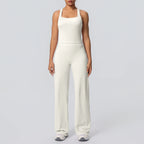 Volupie Diagonal Flow Racer Set | Top Racerback + Pantalón Wide Leg