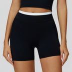 Wholesale Naked Feeling Yoga Shorts Women Ribbed Seamless Biker Shorts Fitness Running Workout Shorts