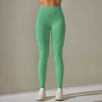 Custom Seamless High Waist Yoga Leggings Tummy Control Butt Lift Outdoor Fitness Workout Pant Features Solid Sports Gym Leggings