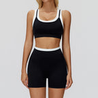 Wholesale Naked Feeling Yoga Set Women 2 Piece Set High Waist Seamless Fitness Workout Sportswear Outfit