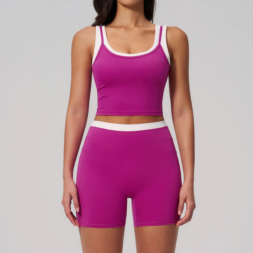 Wholesale Naked Feeling Yoga Set Women 2 Piece Set High Waist Seamless Fitness Workout Sportswear Outfit