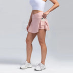 Volupie Court Skort | Falda Deportiva Cintura en V con Short Interior y Bolsillo
