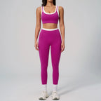 Wholesale Naked Feeling Yoga Set Women 2 Piece Set High Waist Seamless Fitness Workout Sportswear Outfit
