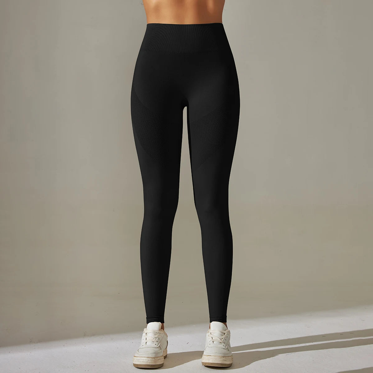 Custom Seamless High Waist Yoga Leggings Tummy Control Butt Lift Outdoor Fitness Workout Pant Features Solid Sports Gym Leggings