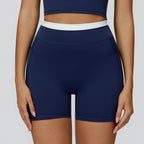 Wholesale Naked Feeling Yoga Shorts Women Ribbed Seamless Biker Shorts Fitness Running Workout Shorts